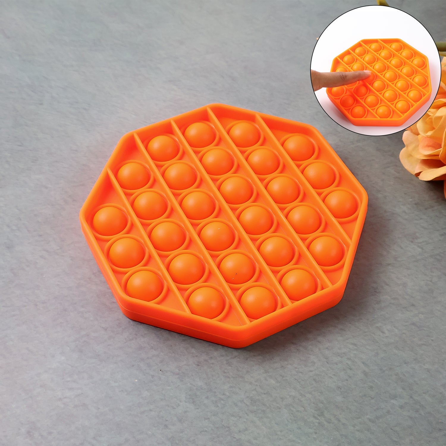 Premium Hexagon Shape Silicone Pop It Fidget Toy (1 Pc) Premium Hexagon Shape Silicone Pop It Fidget Toy (1 Pc)